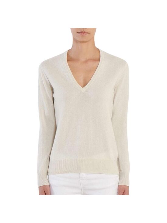 White + Warren Sweaters - White + Warren Essentials Cashmere V-Neck Sweater | Size L
